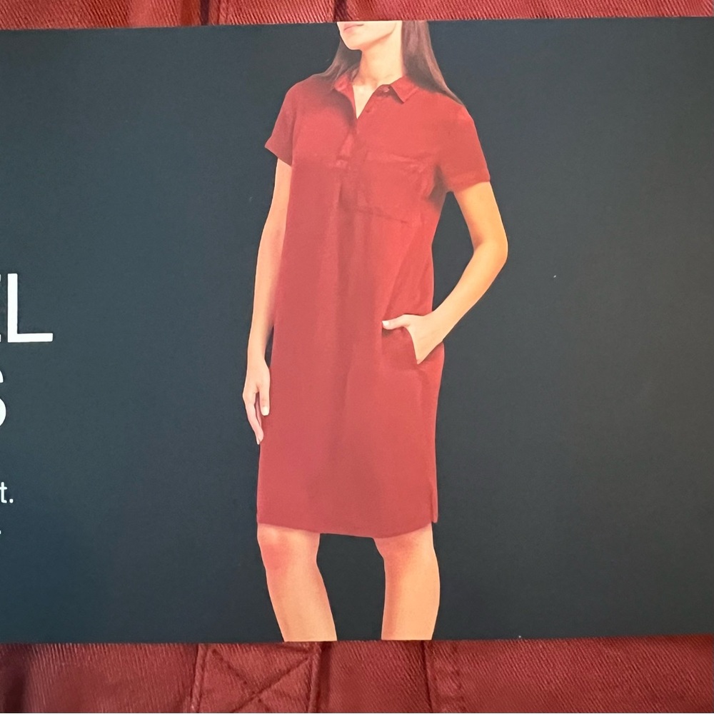 Gap Tencil Dress Front Left Chest and Side Pockets 100% Lyocell Sizes XS and S